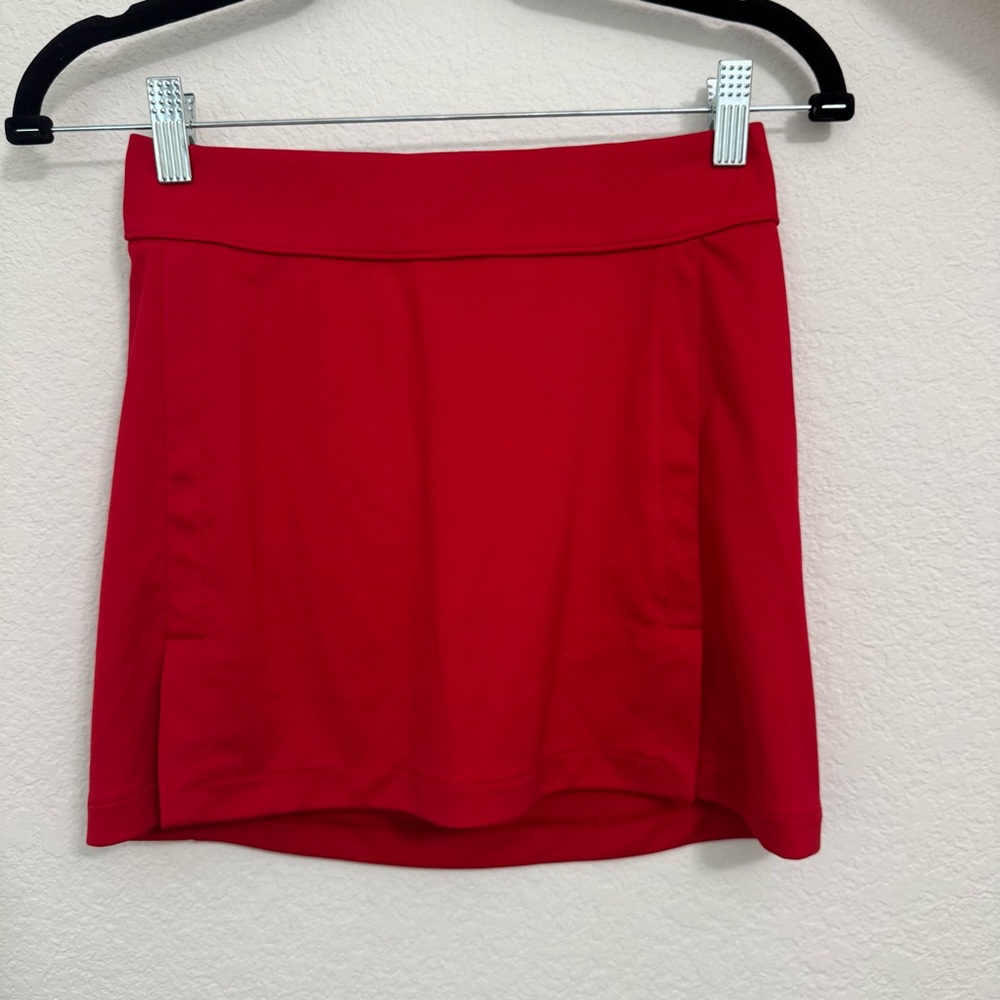 J. Lindeberg Red Women's Golf/Tennis Skirt